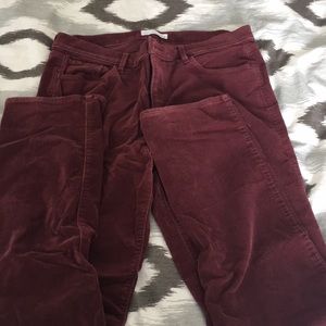 Loft straight leg cords